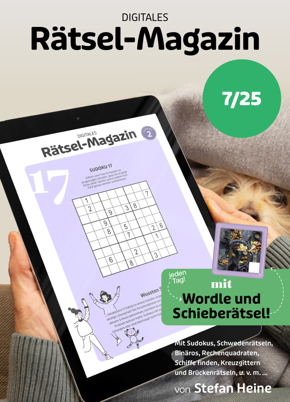 Rätselheft vom Freitag, 06.06.2025